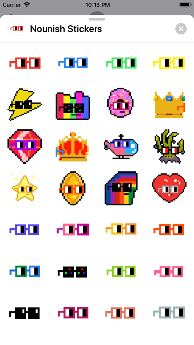 Nounish Stickers Screenshot