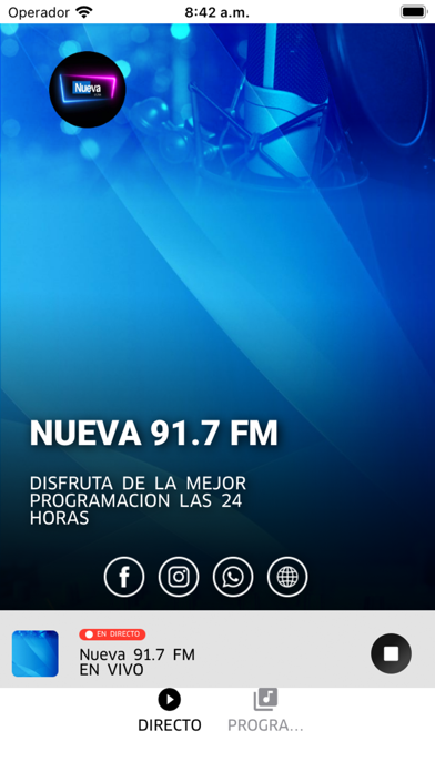 Nueva 91.7 Radio Screenshot