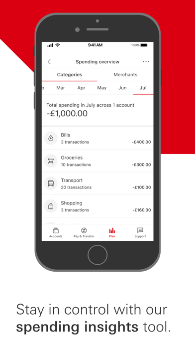 HSBC UK Mobile Banking Screenshot