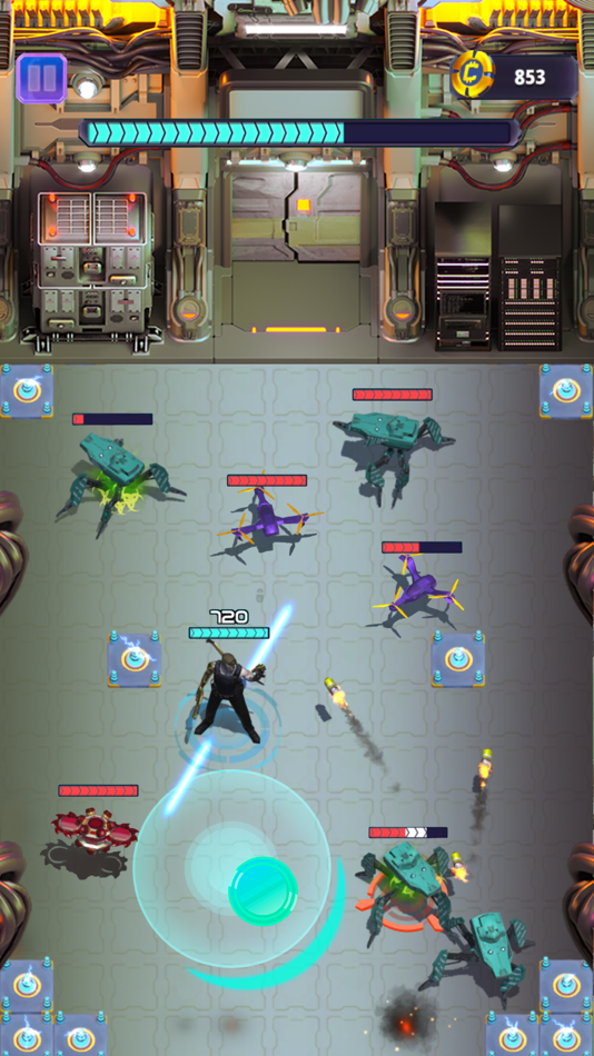 #7. Cyber Punk Hero: Roguelike RPG (iOS) By: APPWILL COMPANY LTD