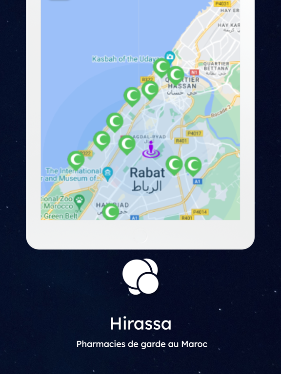 Hirassa - Pharmacies de garde iPad screenshot 5 - Medical app