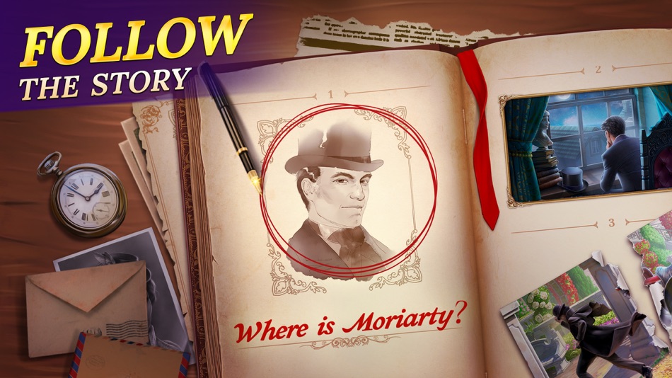 Sherlock hidden object match 3 de g5 entertainment ab ios jeux appagg