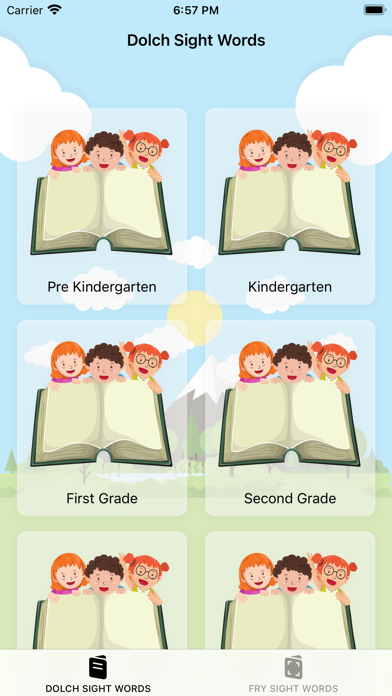 Sight Words Reading Cards Screenshot