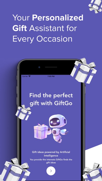 GiftGo - Gift Ideas with AI Screenshot