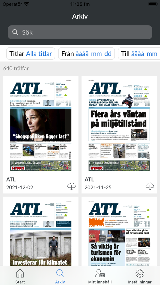 #2. ATL e-tidning (iOS) 来自: LRF Media AB