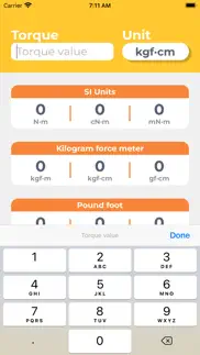 torque unit converter iphone screenshot 4