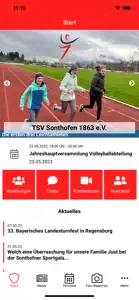 TSV Sonthofen Vereinsapp screenshot #2 for iPhone