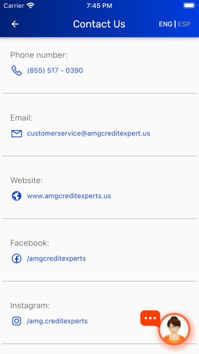AMG Credit Experts Screenshot