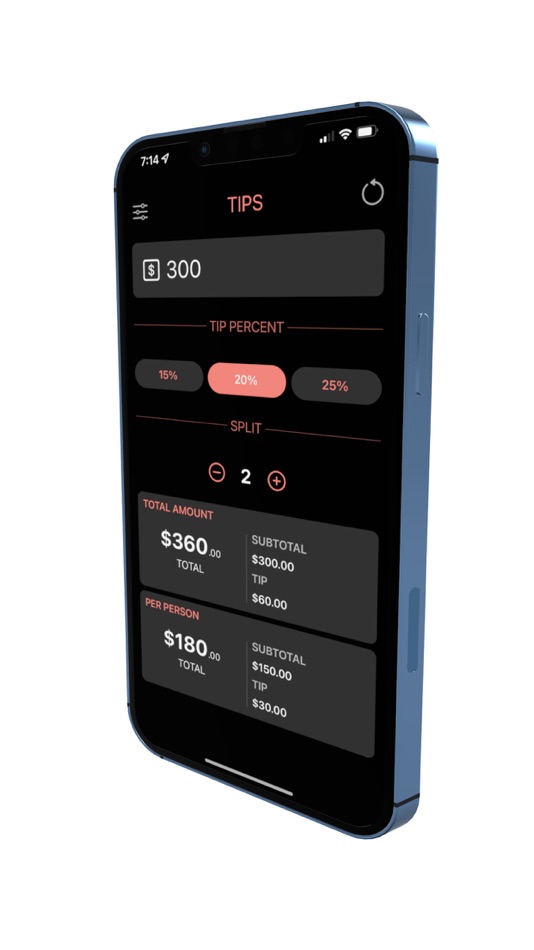 #3. Split: Tip Calculator (iOS) Podle: Anoop tomar