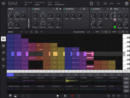 iOS Musician Apps: BAM - Beat Maker & Music Maker