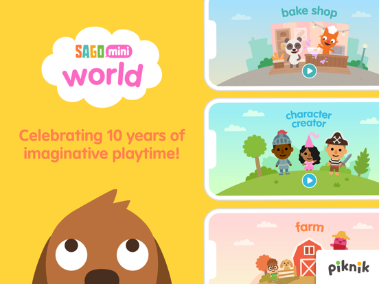Sago Mini World: Kids Games iPad app afbeelding 1