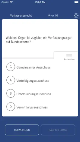 Game screenshot Wehrrecht Quiz hack