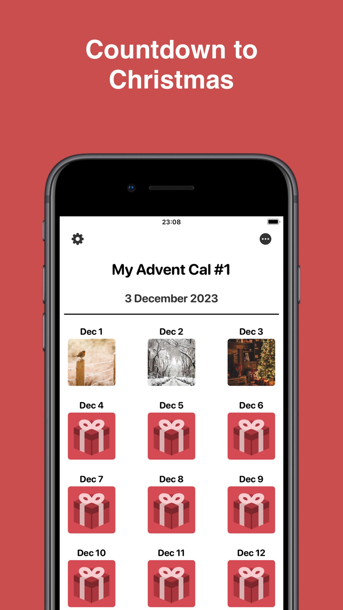 Advent Cal 2023 Widget