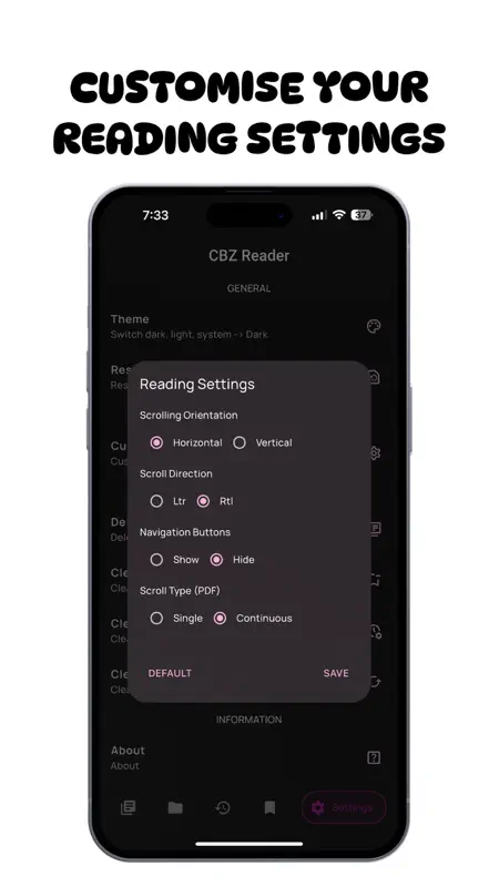 Cbz Reader screenshot 8 of 10