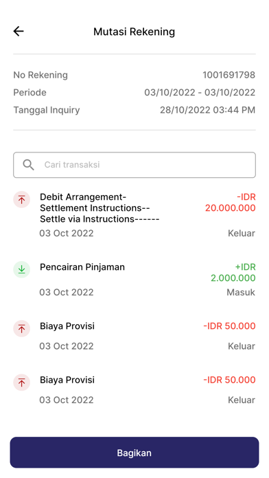 INA Mobile Banking Screenshot