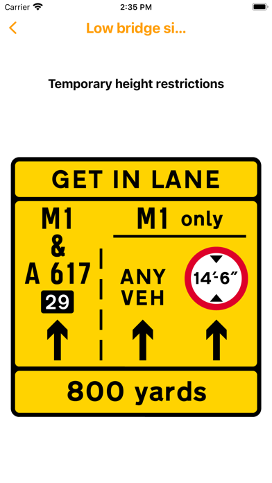 UK Road & Traffic Signs Lite Screenshot
