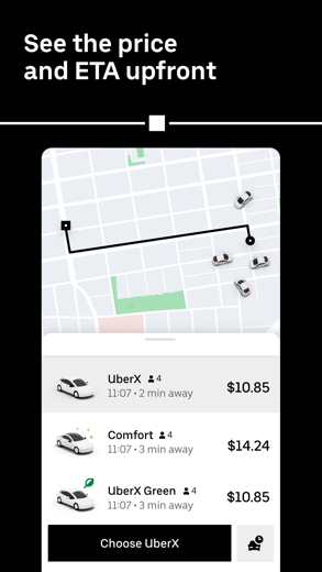 Uber - Request a ride screenshot 5