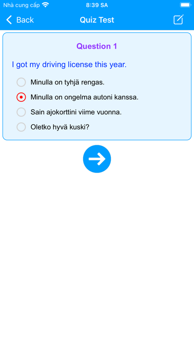 Learn Finnish Daily Offline Screenshot