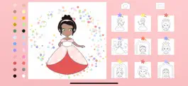 Game screenshot Princess Coloring Kid Toddler hack