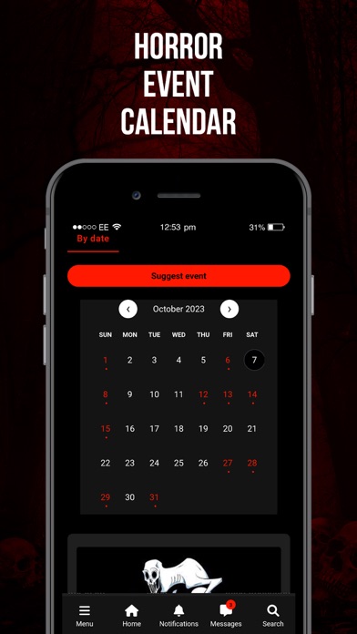 Slasher Horror Social Network Screenshot