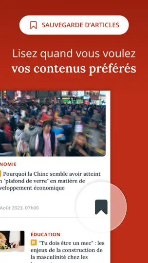 Capture d'écran de Le Populaire sur iPhone 2
