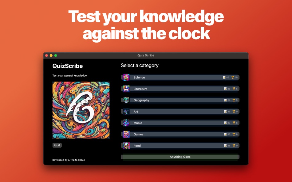 #1. Quiz Scribe (macOS) โดย: Ryan Morrison