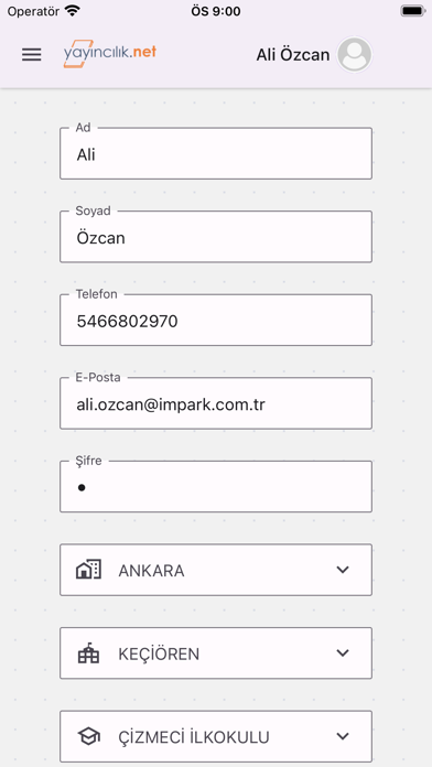Yayıncılık.net Öğretmen Screenshot