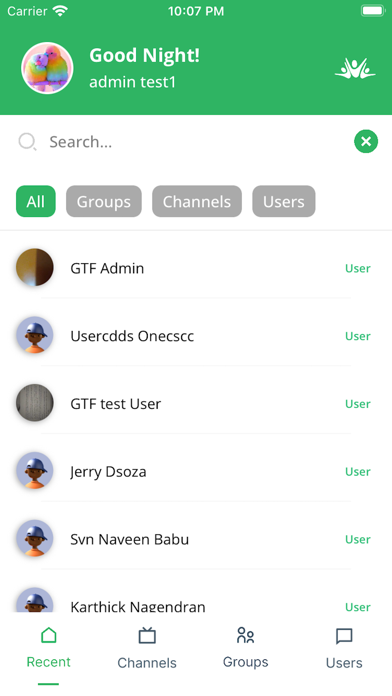 GTF Connect Screenshot
