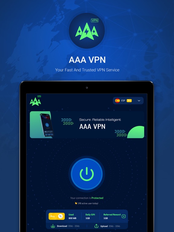 AAA Secure iPad screenshot 1 - Utilities app