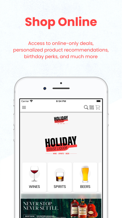 Holiday House liquor Screenshot