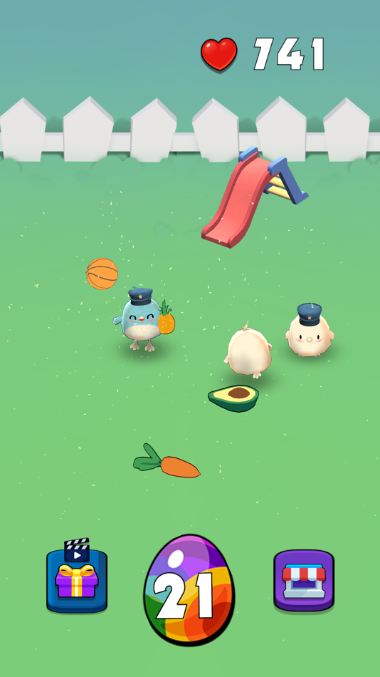 #3. Chick'n'Merge (iOS) 由: Dzianis Ziarnou