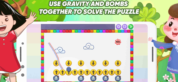 Rainbow Ball - Physics Puzzles