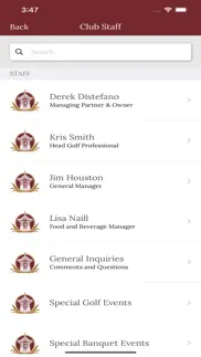 the golf club at south hampton iphone screenshot 3