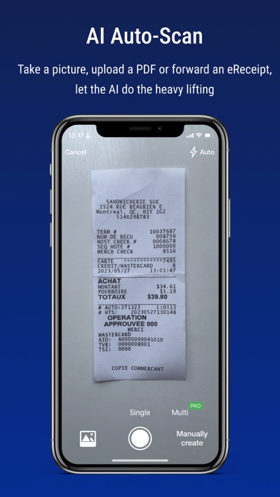 ReceiptMate - AI Receipt Scan Screenshot