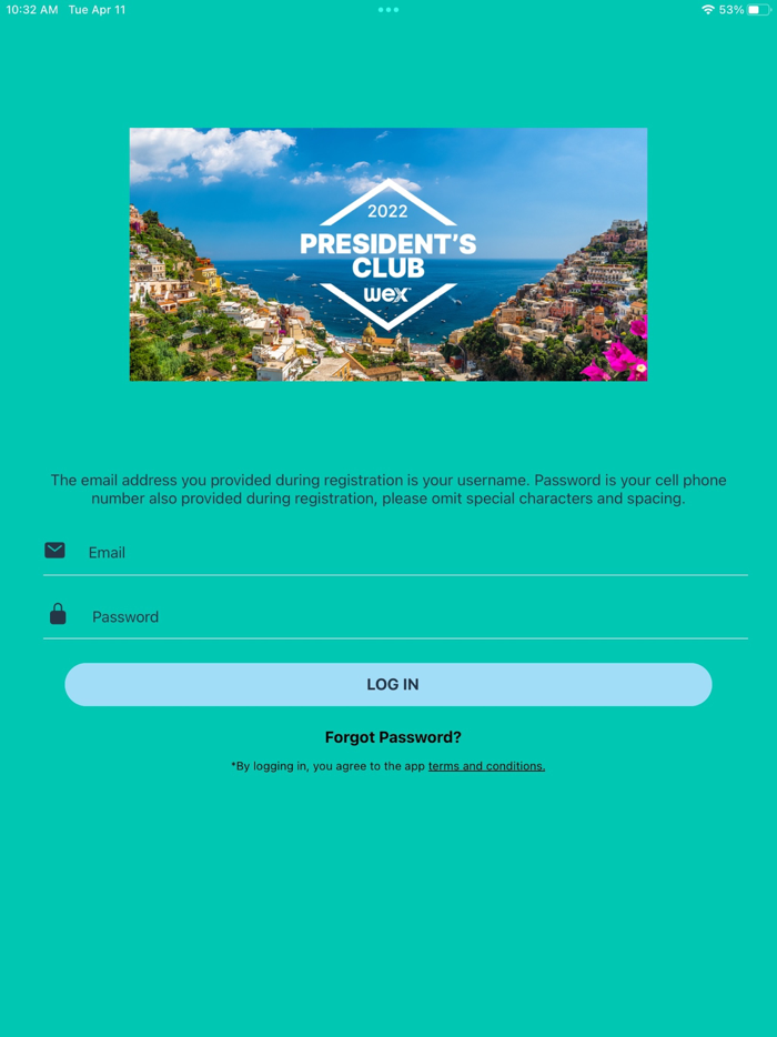 WEX Presidents Club Italy