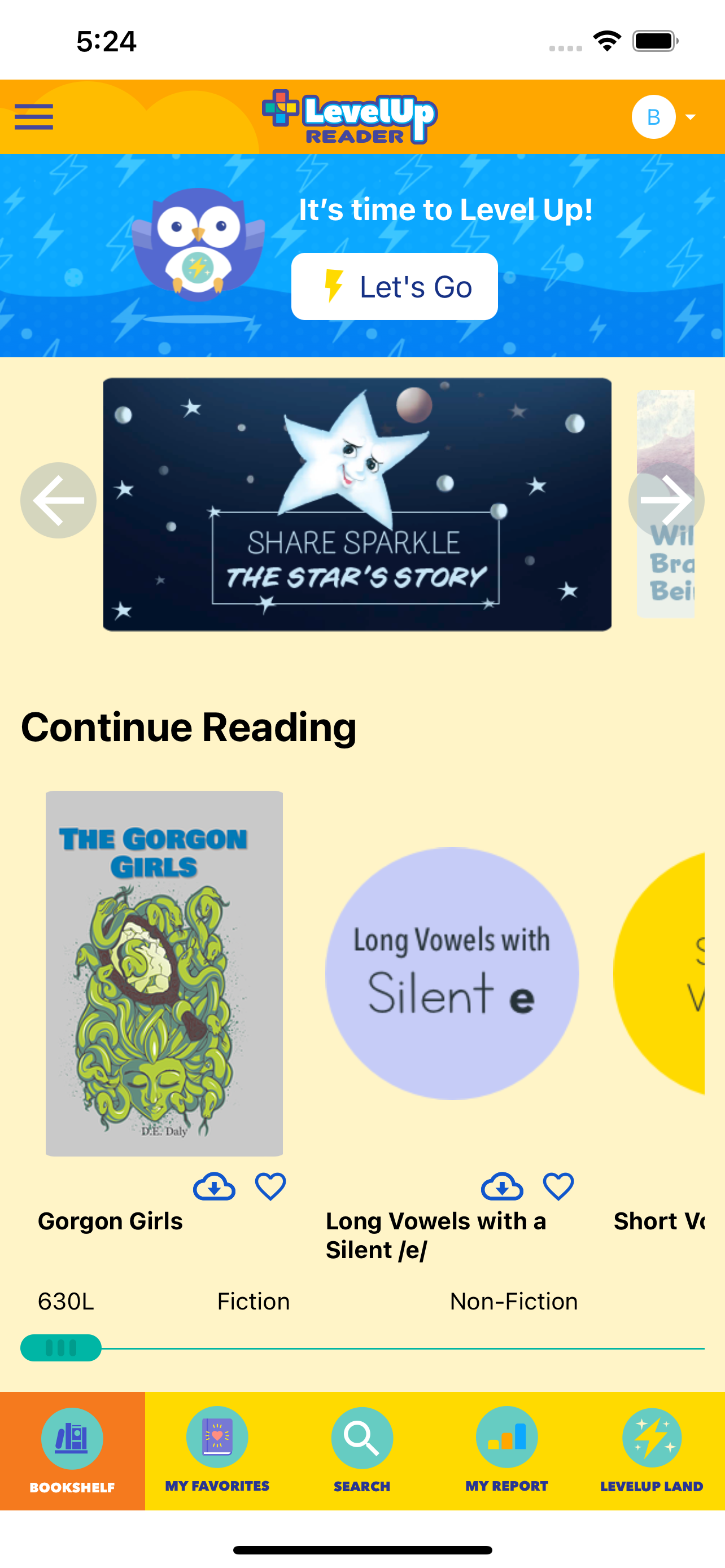 LevelUp Reader