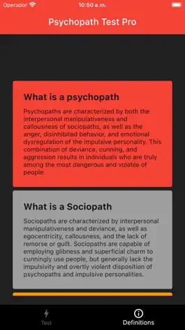 Game screenshot Psychopathy Test Pro mod apk