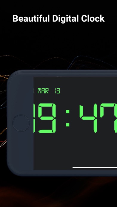 Screenshot #1 pour Digital Clock - LED Widget