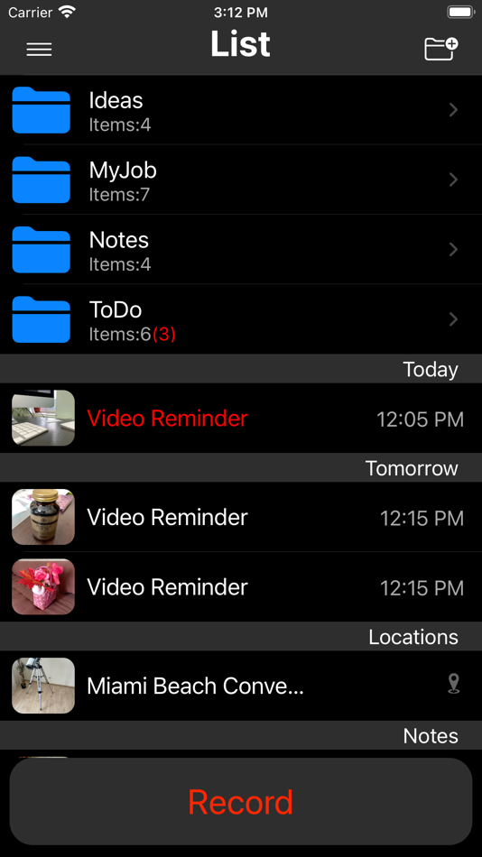 Video Reminders - 1.0 - (iOS)
