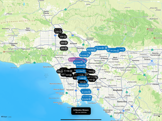 Screenshot #4 pour Live LA Metro Map
