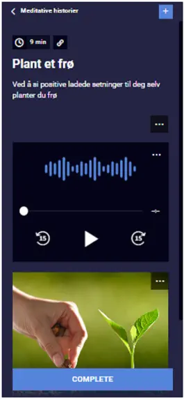 Game screenshot Meditasjoner på norsk apk