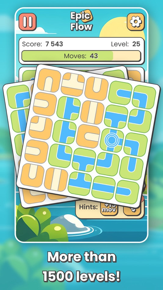 #3. Brain Puzzle Game: Epic Flow (iOS) Podle: Arsenii Sevriukov