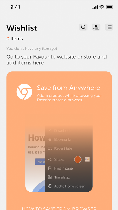 RemindMeLater.io Screenshot