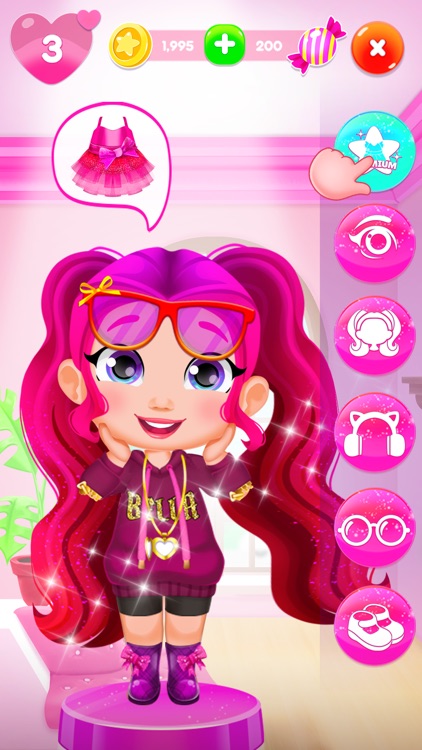 Hair Salon and Dress Up Girl screenshot-5