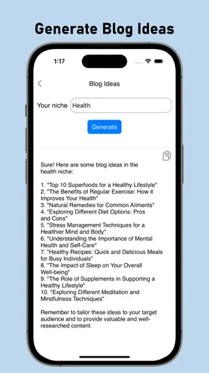 Blog Maker & Article Writer screenshot 3