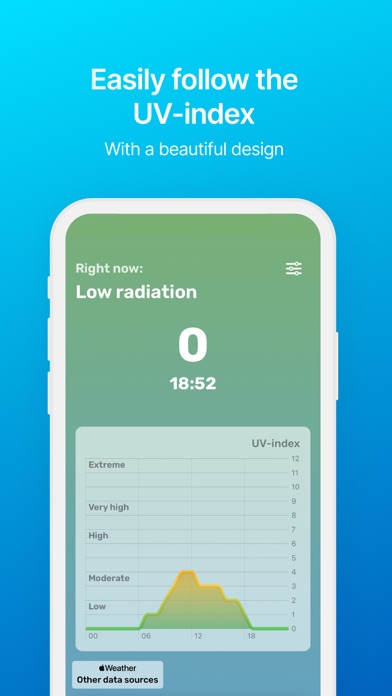 UV index: Sunbeam tracker Screenshot