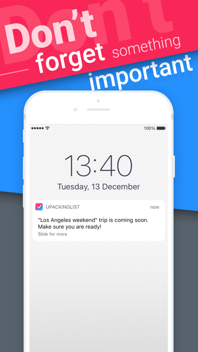 uPackingList XL Screenshot