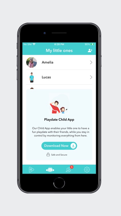 Playdate: Secure family chat