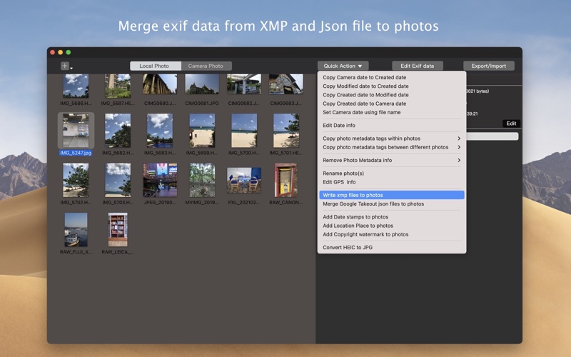 Photo Exifer Screenshot