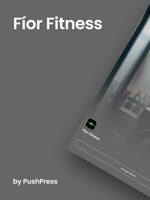 Fíor Fitness iPad screenshot 1 - Health & Fitness app